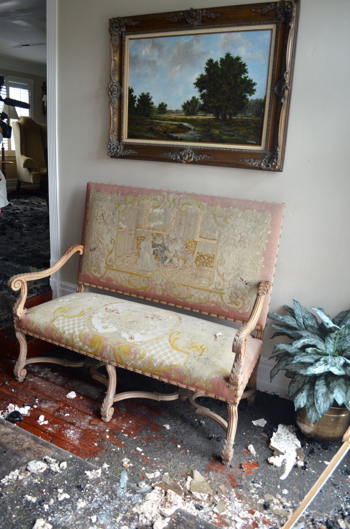 Pine Manor: Among the wreckage